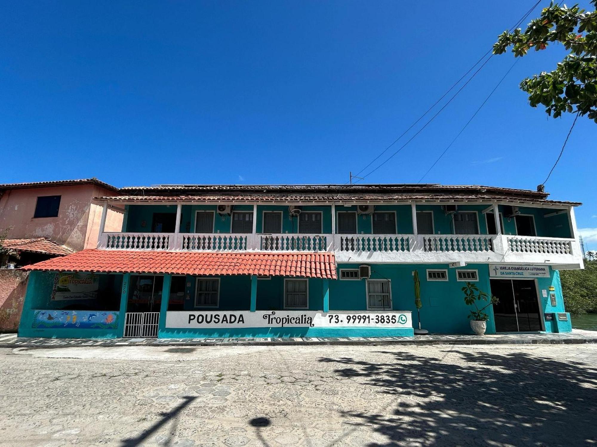 Pousada Tropicalia Tranquilidade A Beira Mar Santa Cruz Cabrália Exteriör bild